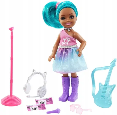 Image de Mattel GTN86, GTN89 - Poupée Barbie Chelsea chanteuse