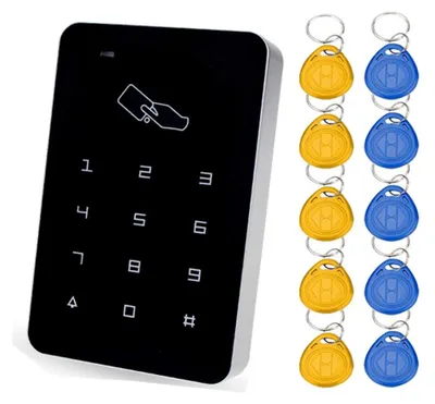 RFID Zugangskontrollsystem 125 kHz, 1000 Benutzer, 10 Schlüsselanhänger