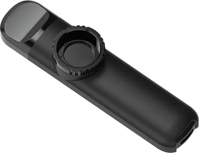 Image de Kazoos, instruments de musique, kazoo en ABS avec 8 membranes en forme de kazoo Comme cadeau de prix et de fête, compagnon pour ukulele, violon, guitare, clavier de piano (BLACK)