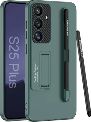 Immagine prodotto di Per Samsung Galaxy S25 Plus GKK Custodia Portapenna + Portapenna Verde