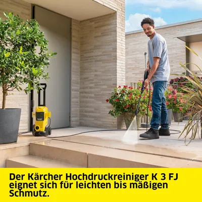 Productafbeelding van Kärcher hogedrukreiniger K 3 FJ, 120 bar, 380 liter per uur, met schuimspuit