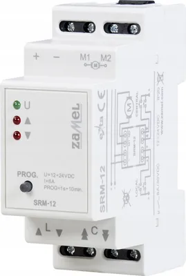 Immagine prodotto di Comando per tapparelle per guida TH35 (DIN), programmatore SRM-12 Exta Zamel