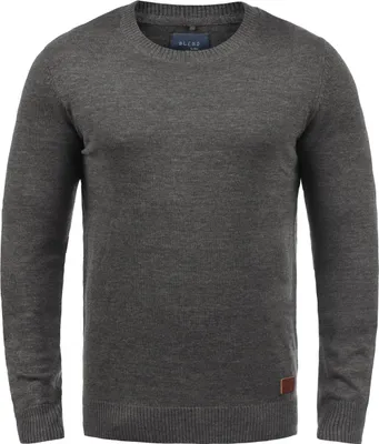 Produktbild von BLEND BHLars Herren Strickpullover Feinstrick Pullover mit Rundhals-Ausschnitt Baumwollmischung Regular fit