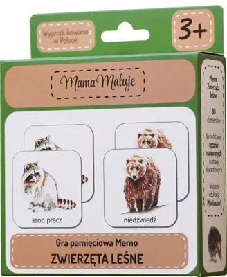 Produktbild von Das Spiel „Waldtiere Memo“