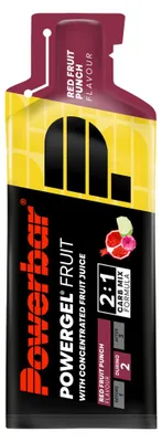 Image de Gel Energetique Cyclisme Fruits Rouges - Energie Facile A Digerer Boite De 24 - Powerbar