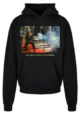 Produktbild von Mister Tee - "Little Friend" Kapuzenpullover für Herren, Ultraschwer, Übergroß TN3471 (4XL) (Schwarz)