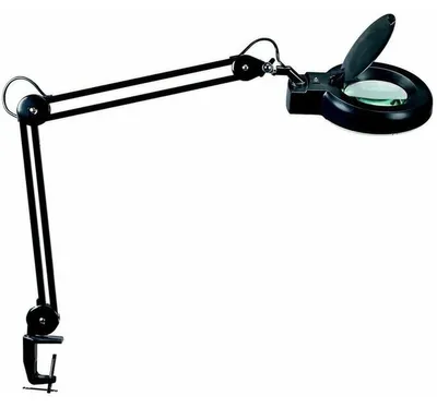 Produktbild von MAUL Lupenleuchte MAULviso LED 6.500 K Klemmfuß schwarz