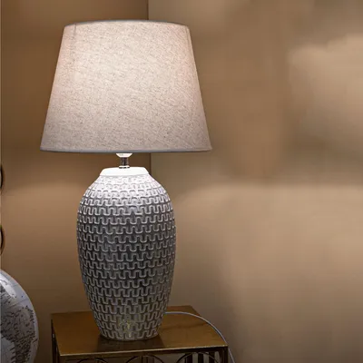 Immagine prodotto di Balosemo - Lampada da Tavolo, Bianco, Necessaria 1 Lampadina