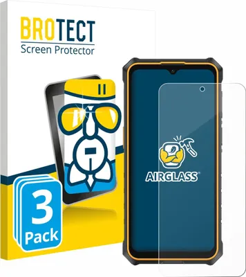 Produktbild von 3x BROTECT Schutzglas für Ulefone RugKing 3 Pro Schutzfolie Panzer Folie Glas Display Schutz klar