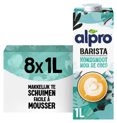 Immagine prodotto di Alpro Barista Bevanda al cocco, confezione da 8 (8 x 1 l)
