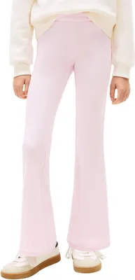 Produktbild von Tommy Hilfiger Mädchen Leggings Rib Flare Gerippt, Rosa (Pearly Pink), 8 Jahre