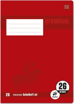 Zdjęcie produktu dla 25x Staufen® 734010326 Zeszyt ćwiczeń Premium Lineatur 26 z zewnętrzną krawędzią w kratkę