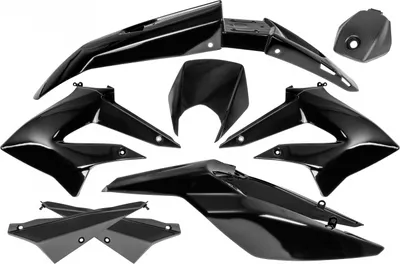 Produktbild von Maxtuned Verkleidungskit 8 Teilig kompatibel mit Derbi Senda III