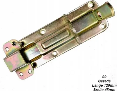 Produktbild von Grendelriegel Türriegel Riegel Schlossriegel Möbelriegel Schubriegel Gerade 120x45mm