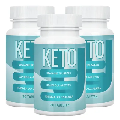 Zdjęcie produktu dla 3x KetoU - suplement diety wspierające kontrolę wagi 30 kapsułek