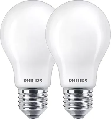 Image de Ampoules Led E27 Philips Lumière Du Jour éclairage Led Puissant Et Naturel, Pack De 2 - Philips