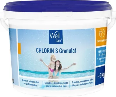 Produktbild von Wellsan Chlorin S Chlorgranulat schnelllöslisch | 3 kg
