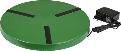 Image de Plaque chauffante pour abreuvoirs à volaille Ø300mm, 24V, 22W, avec adaptateur secteur