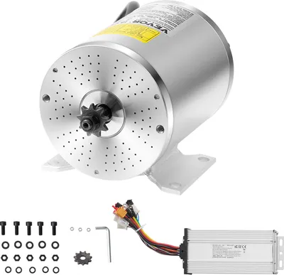 Zdjęcie produktu dla Zestaw bezszczotkowego silnika elektrycznego DC VEVOR 2000 W, silnik bezszczotkowy - silnik 60 V 4500 obr/min do gokarta, roweru elektrycznego, motocykla, skutera