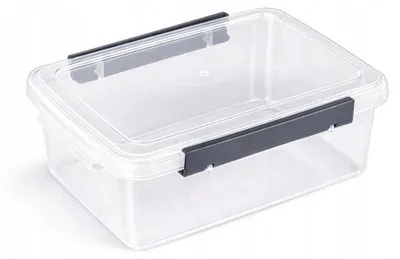 Produktbild von Kunststoffbox mit Deckel Aufbewahrungsbox 5,5L