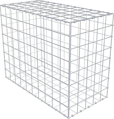 Obrázek produktu pro Gabion 100 cm x 80 cm x 50 cm (D x V x H), velikost ok 10 x 10 cm, spirálový prstenec