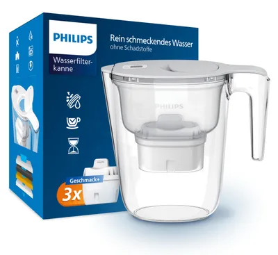 Image de Carafe filtrante Philips Water, modèle +3, avec cartouches de remplacement, livraison rapide