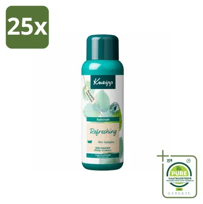 Zdjęcie produktu dla 25 sztuk produktu Kneipp Badschuim Mint Eucalyptus - 400 ml - opakowanie zbiorcze