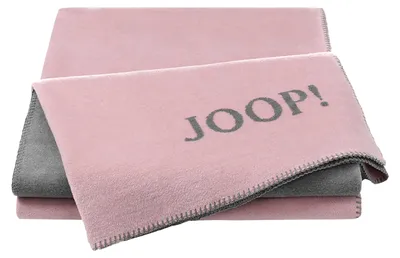 Produktbild von JOOP! Wohndecke Uni Doubleface l Größe 150x200 cm l Farbe Rosé Graphit AL