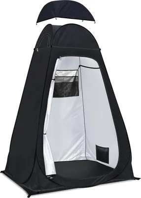 Produktbild von Camping Toilettenzelt Duschzelt Pop Up Umkleidezelt Privatsph?re Toilette Umkleidekabine Lagerzelt Mobile Outdoor WC Zelt fš¹r Camping & Beach, mit Tragetasche(UV 50+)