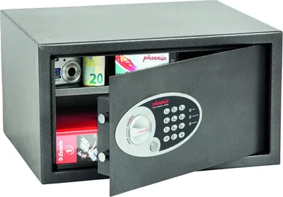 Produktbild von Phoenix Safe Co. SS0803E, Grau, Edelstahl, Stahl, 450 mm, 365 mm, 250 mm