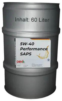 Produktbild von DBV 5W-40 Performance SAPS 60-Liter-Fass