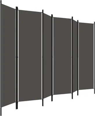 Produktbild von （Robust Möbel） 6-tlg. Raumteiler Anthrazit 300x180cm - CL534090 - Paravents