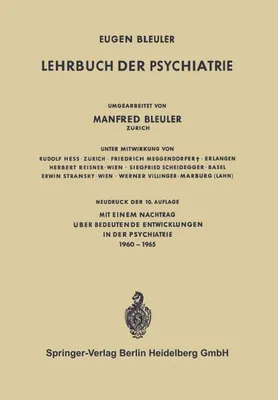 Produktbild von Lehrbuch der Psychiatrie