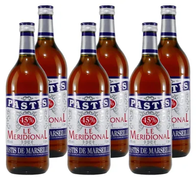 Produktbild von Pastis de Marseille Le Meridional Anislikör (6 x 1,0L)
