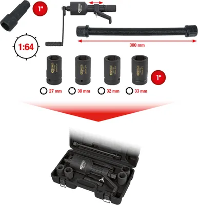 Obrázok produktu pre KS TOOLS Univerzálna sada násobičov sily 7 ks - 516.1180