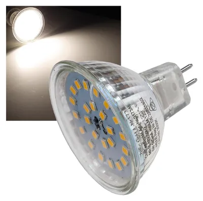 Produktbild von LED Strahler MR16 H55 SMD 120° 4000k 440lm 12V/5W neutralweiß