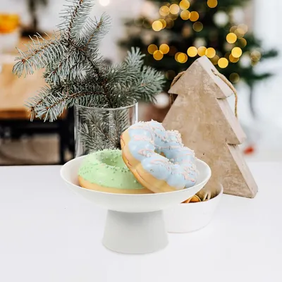 Produktbild von Keramische Obstschale auf Fuß für Obst, Desserts und Snacks