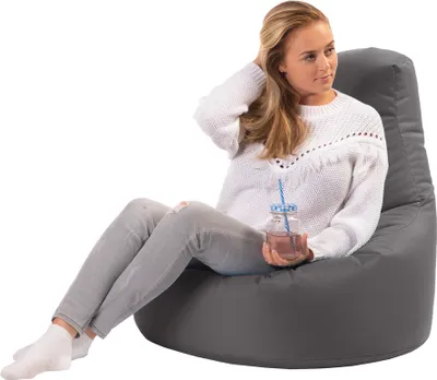 Produktbild von sunnypillow Gaming Sitzsack XXL mit Styropor Füllung Outdoor & Indoor für Kinder & Erwachsene Sitzsäcke Sitzkissen Bodenkissen viele Farben zur Auswahl Anthrazit