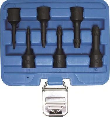 Obrázek produktu pro BGS technic Twist Socket Set (Spiral Profile) / Screw Extractor, 512 mm, 512 g