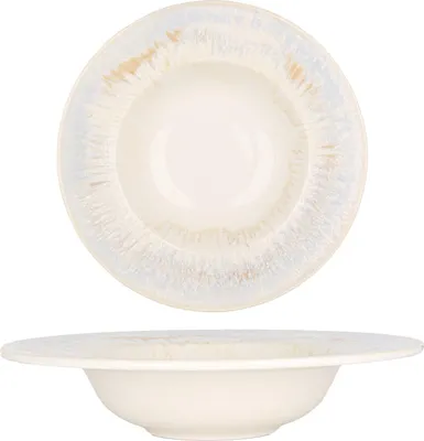 Image de By Bone Assiette à pâtes - Wave - Porcelaine - 25 cm (400cc)