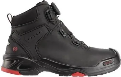 Image de BAAK Bottes de sécurité Braxton taille 45 noir / rouge - 6642-45