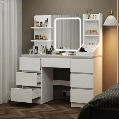 Produktbild von Schminktisch – Verstellbare LED-Beleuchtung
