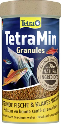 Produktbild von Tetra TetraMin Granules, Zierfisch, Trockenfischfutter, Granulat, 0,25 l