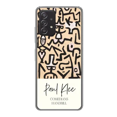 Produktbild von MuchoWow® Handyhülle Schutzhülle Hülle für Samsung galaxy a73 Gemälde - Paul Klee - Komödianten Flugblatt Silikon Softcase Handy Hülle - Handyhülle