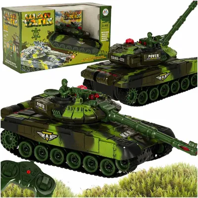 Productafbeelding van Rc Oorlogstank 9993 2,4 Ghz Boscamouflagetank