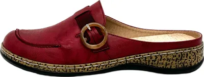 Produktbild von Nowaland Damen Clogs Hausschuhe leichte Pantoffeln atmungsaktive Pantoletten Sabots Slipper,Rot,37