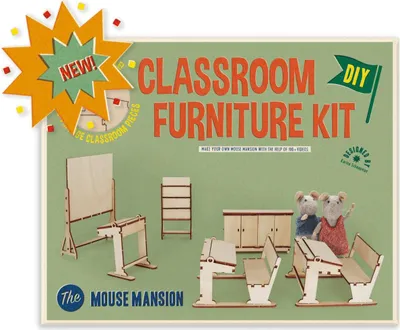 Immagine prodotto di La stanza della casa del topo di Sam & Julia: kit per la costruzione di mobili fai da te: classe