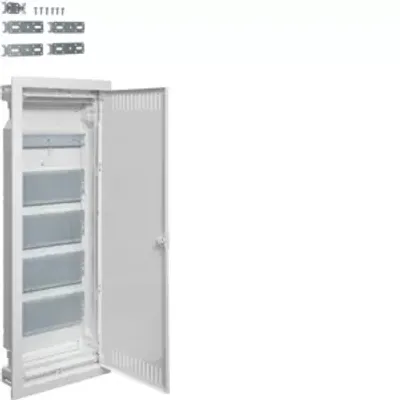 Zdjęcie produktu dla Hager volta Rozdzielnica VDI podtynkowa 5R 4x płyta montażowa, 1x szyna TH, 348 mm, 94,5 mm, 880,5 mm