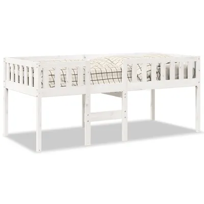 Obrázok produktu pre vidaXL Detská postieľka bez matraca biela 90x190 cm z masívneho borovicového dreva