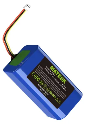 Ersatzakku 14,4 V 3000 mAh für Staubsaugerroboter, Li-Ion